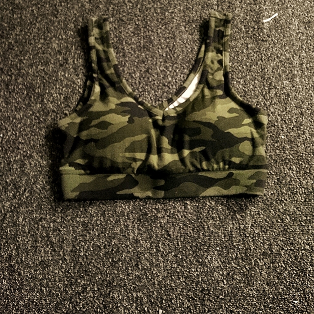 Sports bra, size small, Green